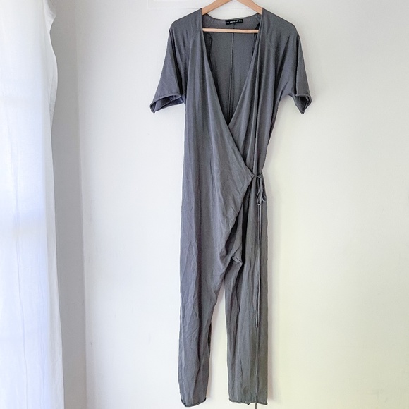 ZARA Knit Harem Gray Jumpsuit - Picture 5 of 16